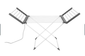 BLACK DECKER 63159 Winged Heated Clothes Airer