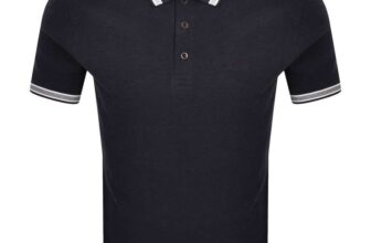 BOSS Paddy Polo T Shirt Navy