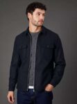 BURTON Navy Wool Look Harrington Jacket for Men Mtuc147436386 ,Now £16.80 was £21.00