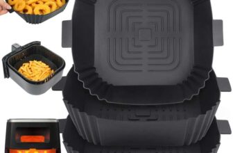 BYKITCHEN 3 Pack Silicone, Square Air Fryer Liners. Sold by ChangHe Life FBA