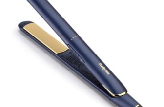 BaByliss Midnight Luxe Hair Straighteners with Titanium Ceramic Plates