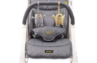 Bababing 3 Position Baby Rocker and Bouncer Grey Marl