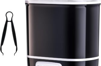 Baby Bottle Steriliser and Dryer Electric Steriliser for Baby Bottles with Digital LCD 5-in-1 Steam Steriliser Auto Power-Off Bottle Drying Warming Milk & Food