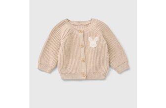 Baby Brown 3D Bunny Cardigan (Newborn-23mths)