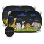Baby Car Window Shades, UV Protection, Suction Cups, 48×30 Cm