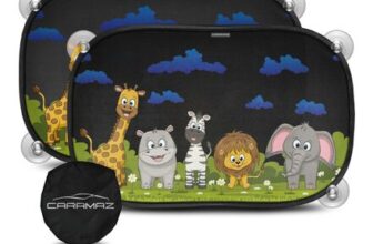Baby Car Window Shades, UV Protection, Suction Cups, 48×30 Cm