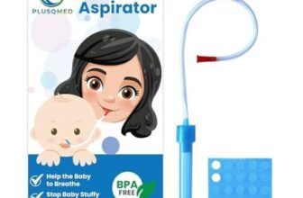 Baby Nasal Aspirator with 24 Filters, PLUSQMED