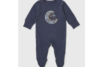 Baby Navy First Eid Sleepsuit (Newborn-23mths)