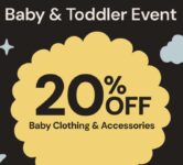 Baby & Toddler Event – 20% Off Clothes & Accessories – PJs from £4 / Free Click & Collect