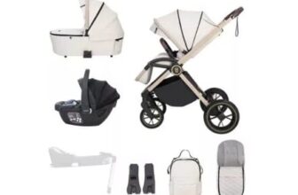 Babymore Kai Travel System Coco Car Seat Sandstone Set