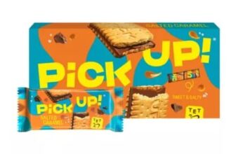 Bahlsen PiCK UP Salted Caramel Biscuit Bars 5 Pack
