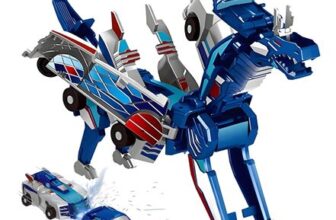 Bambebe Transforming Unicorn Car Toys for Ages 3-8