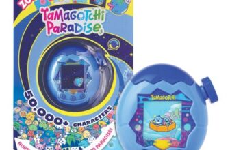 Bandai Tamagotchi Paradise Digital Pet Blue Water Shell Evolved Electronic