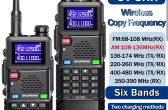 Baofeng UV 5RH 10W Air Band Walkie Talkie Long Range with code. Sold by Blackradio Store