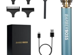 BarberBoss Cordless Beard Trimmer & Hair Clippers for Men