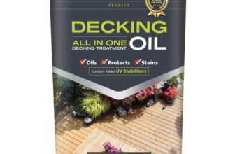 Barrettine All In One Decking Oil – Clear 5L (Other Colours Available) – Free C&C