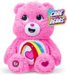 Basic Fun Care Bears 35cm Medium Plush – Cheer Bear Cosy Collection – Super Soft Eco-Friendly Toy