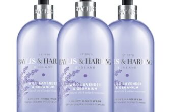 Baylis & Harding Signature Wild Lavender & Geranium Hand Wash 500ml (Pack of 3)