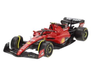 Bburago Formula 1 F1 FERRARI SF-23 Race Car (Sainz) – 1:43 Scale