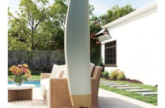 Beige OUTSUNNY Parasol Cover for Patio Cantilever Umbrella