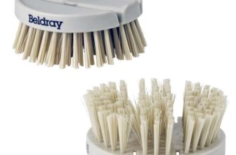 Beldray LA032784FEU7 Deep Clean Flexi Scrubbing Brush Handheld Cleaning Brush with Strong and Durable Bristles,