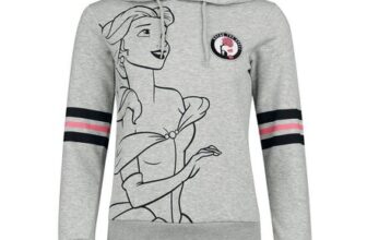 Belle – Break the Spell Hoodie Mottled Grey by Beauty and the Beast