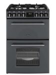 Belling 60cm wide Double Oven Dual Fuel Farmhouse 60DF Mini Range Cooker – Anthracite – A Rated With Code Claim Further £100 Cashback