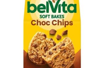 Belvita 5 X 50g Soft Bakes Multipack Chocolate Chip Cereal Snack Bars