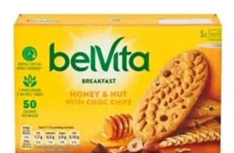Belvita Breakfast Biscuits Honey & Nuts with Choc Chips, 225g