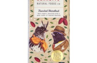 Bennetto Toasted Hazelnut Dark Organic Chocolate, 60% Cocoa, 80g (£2.56 S&S)