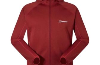 Berghaus Mens Abbeystead FZ Hooded Jacket (Syrah) – Sizes S to XL w/code