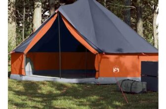 Berkfield Home Family Tent Tipi 6-Person