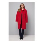 Berry Wallis Toggle Detail Faux Fur Collar Coat