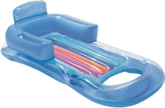 Bestway Inflatable Pool Lounger, Floating Swimming Pool Float for Adults and Kids, Assorted Colours