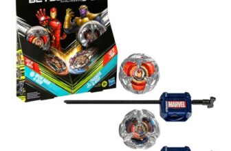 Beyblade X Marvel Collab Iron Man 4-80B vs. Thanos 4-60B Multipack Set