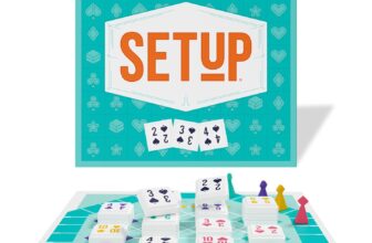 Bezzerwizzer SETUP Rummy Style Family Board Game Ages 8 2-4 Players 25 Minutes Playing Time