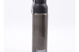 Bialetti Gunmetal Tone Reusable Insulated Bottle 800ml