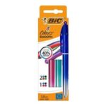 Bic BIC 4 Colours Smooth Ball Pens X3