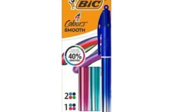 Bic BIC 4 Colours Smooth Ball Pens X3