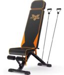 Bigzzia Adjustable Weight Bench with Resistance Bands – with code – Sold by Bigzzia Fitness Store