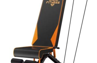 Bigzzia Adjustable Weight Bench with Resistance Bands – with code – Sold by Bigzzia Fitness Store