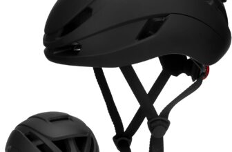 Bike Helmet, Cycle Helmets Adult with LED Ligh, Lightweight Bicycle Helmet for Men Women Cycling Road Mountain Bike Scooter MTB Helmet Safety Protection Breathable Adjustable Size 54-62cm