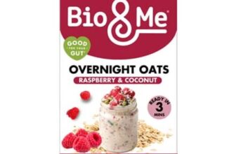 Bio & Me Overnight Oats Raspberry & Coconut 350g
