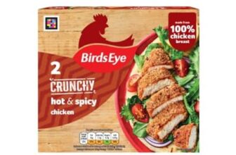 Birds Eye 2 Hot & Spicy Breaded Chicken Breast Steaks 180g