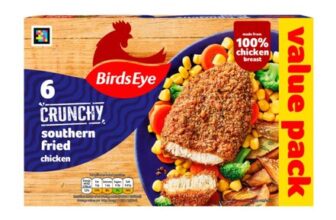 Birds Eye 6 Southern Fried Breaded Chicken Breast Steaks 540g