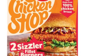 Birds Eye Chicken Shop 2 Sizzler Breaded Chicken Fillet Burgers 227g / Nacho Jalapeno Chicken Fries 300g / Buttermilk Chicken Tenders 300g