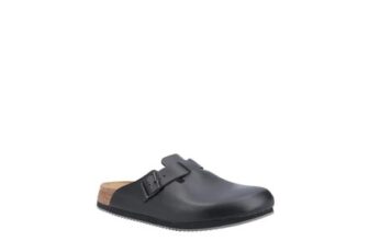 Birkenstock Occupational Boston Super Grip Leather Clogs