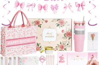 Birthday Gifts for Women, Unique Best Friend Happy Birthday Gift Basket for Women, Pamper gift,Inspirational Get Well Gifts for Female,Thank You Set Box for Her,Sister,Friend,Wife,Mom