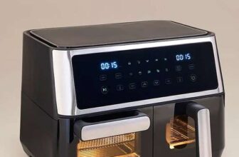 Black 10L Dual Drawer Digital Air Fryer – Free C&C