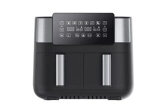 Black 7.6L Digital Dual Air Fryer